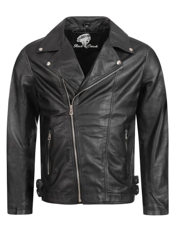 Lederjacke in Schwarz