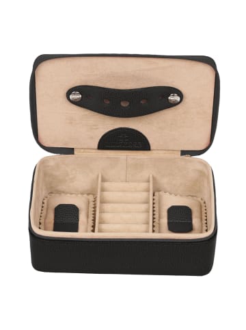 Beluga Schmuckkasten Leder 14.5 cm schwarz