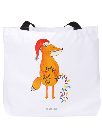 Shopper Fuchs Weihnachten ohne Spruch in Weiß