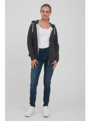 Kapuzensweatjacke OXWanda in Grau