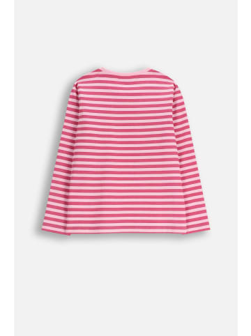 Langarmshirt aus Baumwolle in rosa
