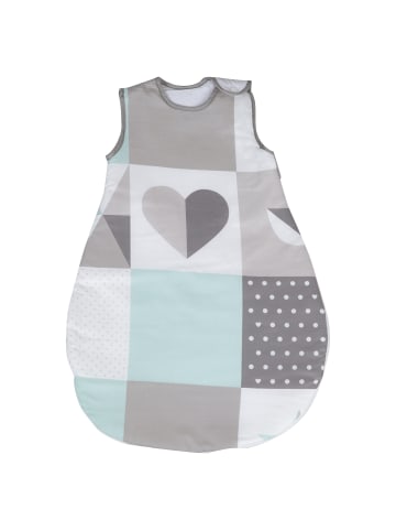 Babyschlafsack'Happy Patch' - ganzjährig - atmungsaktive Baumwolle