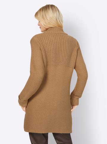 Strickjacke in camel