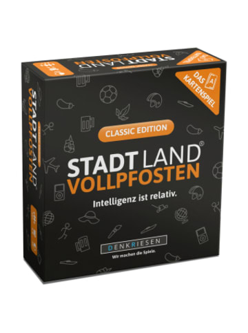 Spiel - DENKRIESEN - STADT LAND VOLLPFOSTEN® - Das Kartenspiel - CLASSIC ED
