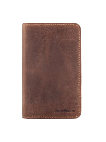 Vintage Stifteetui Leder 12 cm brown