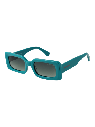 Frauen Sonnenbrille Rechtwinklig Türkis