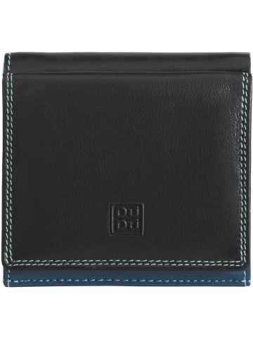 Flavio Geldbörse Leder 9.5 cm schwarz