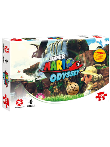 Puzzle Super Mario Odyssey Fossil Falls 500 Teile 48 x 34 cm in bunt