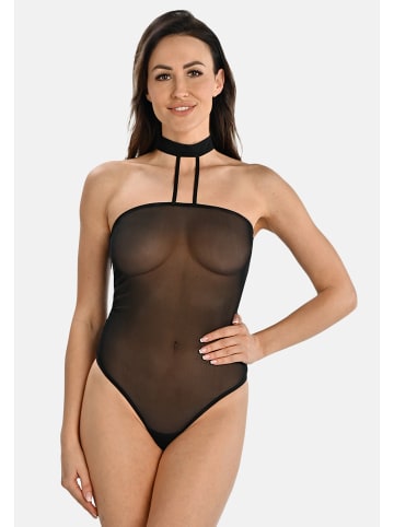 Mesh-Bodysuit für Frauen Cyndi in schwarz