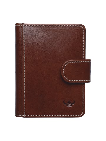 Bari Kreditkartenetui Leder 8 cm cognac