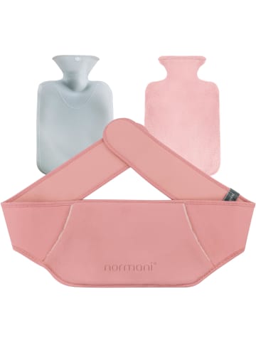 Wärmflasche mit Gürtel extra groß Ninilchik in Rosa