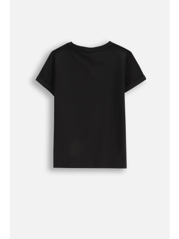 T-Shirt mit kurzem Ärmel in schwarz
