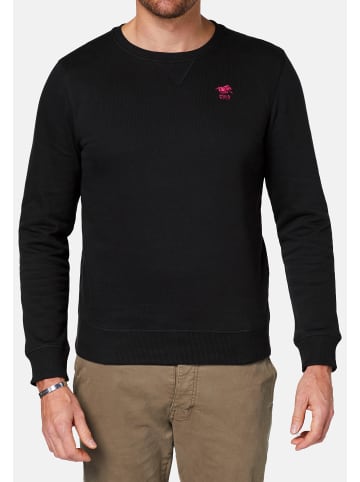 Sweatshirt Basic in Schwarz
