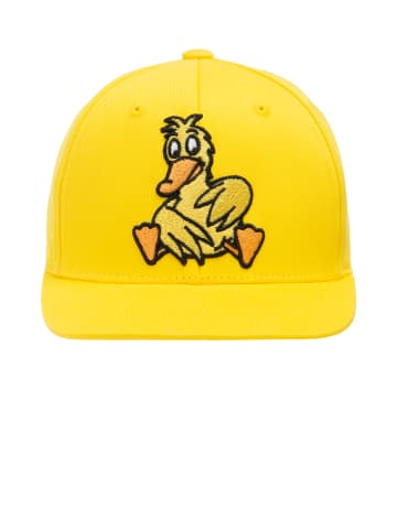 Snapback Cap Ente sitzt in gelb