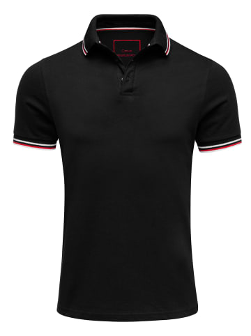 Poloshirt Berry Hill in Schwarz