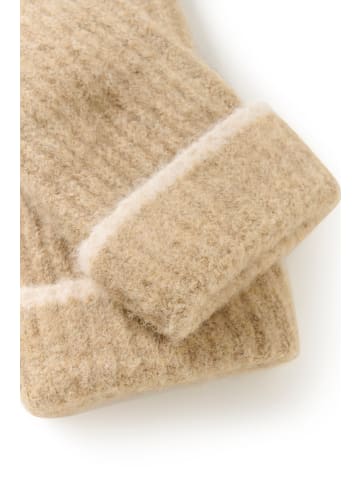 Handschuhe KAsuli in SandMelange/Chalk Stripe