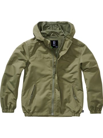 Kinder Funktionsjacke "Kids Summer Frontzip Windbreaker" in Grün