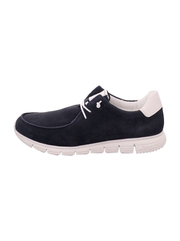 Mokassins Schnürschuhe in Blau