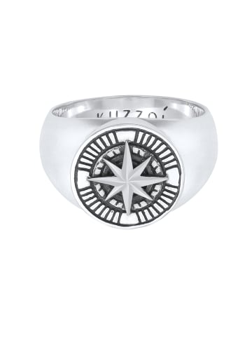 Ring 925 Sterling Silber Kompass in Silber
