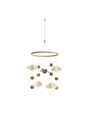 Mobile Wolke in Beige