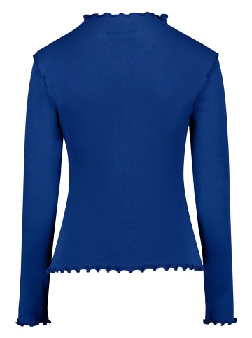 Langarm-Shirt unifarben in Sodalite Blue