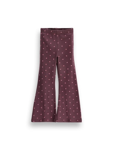 Leggings mit langem Bein in dunkelrot