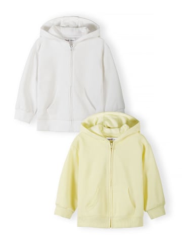 2-er Pack Kapuzensweatshirt 30FLEECE110 in Gelb