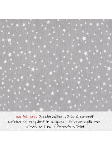 Sommer-Schlafsack mit Füßen in grau