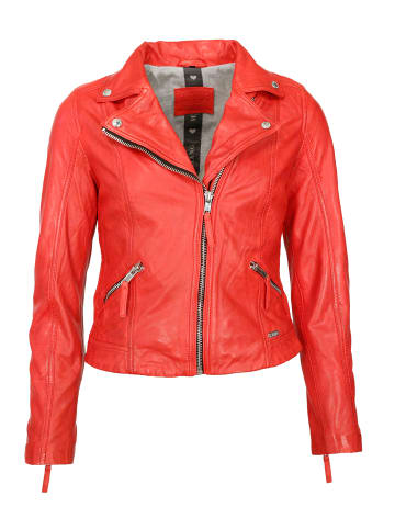Lederjacke 31020143 in flame red