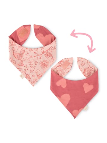 Wendehalstuch Pink Birds in Rosa