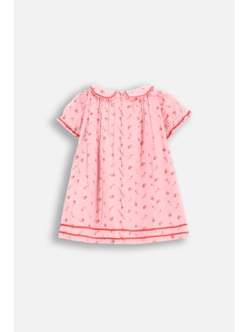 Stoffkleid in gedämpftes Rosa
