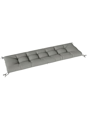 Sitzkissen in Hellgrau 198L x 65B x 13H cm