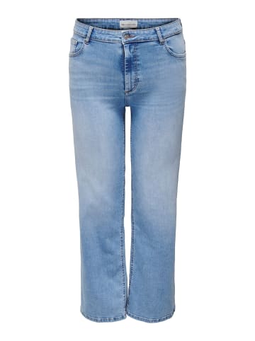 Jeans mit weitem Bein in Light Blue Denim