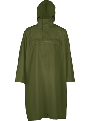 Regenponcho "HIGH PEAK" Regular Fit in Oliv