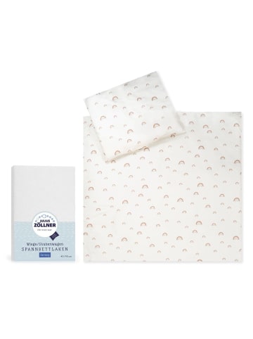 Bettwäsche-Set Organic 80 x 80 / 35 x 40 in multicolored,white