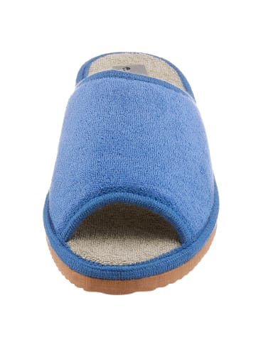 Pantoffel in blau