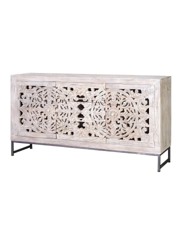 Sideboard aus Mangoholz in White