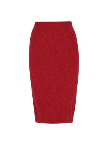 Women Skirt in burgundy