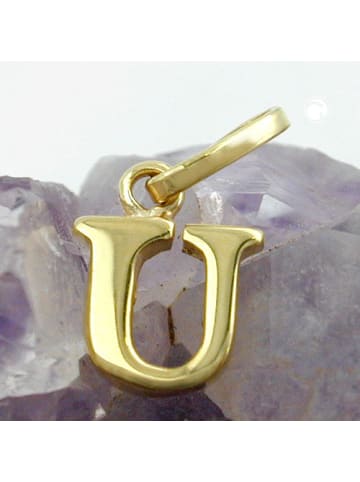 Anhänger 8x6mm 9Kt GOLD in gold