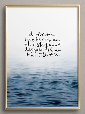 Poster / Kunstdruck "Ocean" I Ohne Rahmen