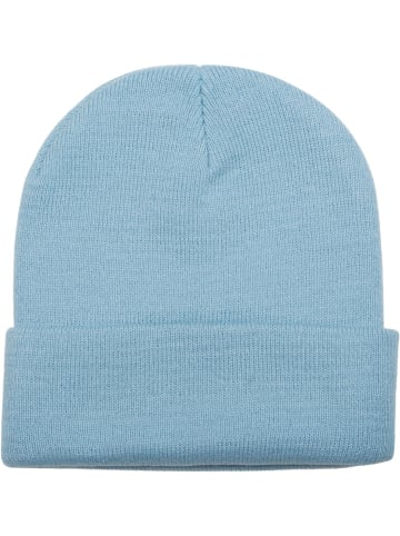 Strickmütze in Hellblau
