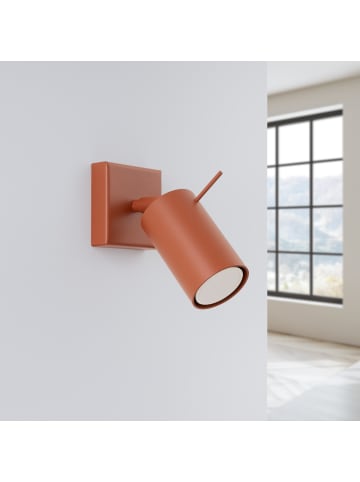 Wandleuchte ETNA roter Ocker H 16 cm