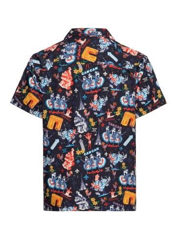 King Kerosin Hawaiihemd Paris in schwarz