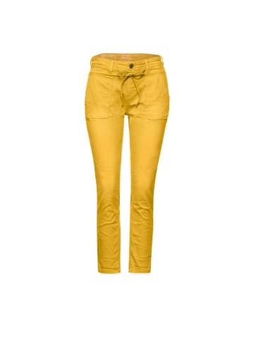 Hose in dull sunset yellow wash