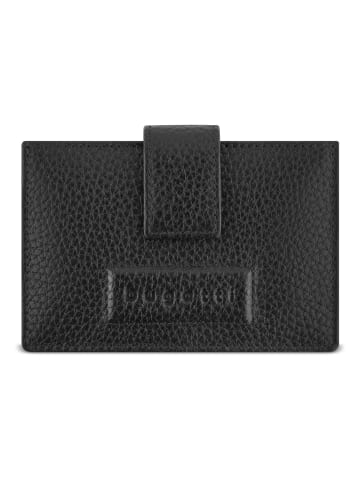 Elsa Kreditkartenetui RFID Schutz Leder 11 cm schwarz