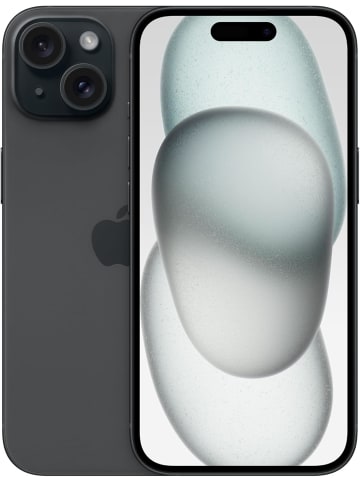 Apple iPhone 15 128GB refurbished in Schwarz