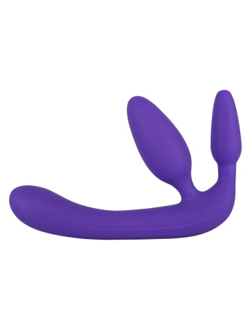 Dildo Strapless Strap-On Triple Teaser in lila