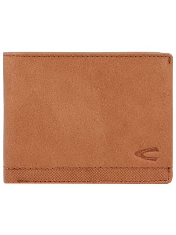 Nimbus Geldbörse RFID Schutz Leder 12 cm cognac