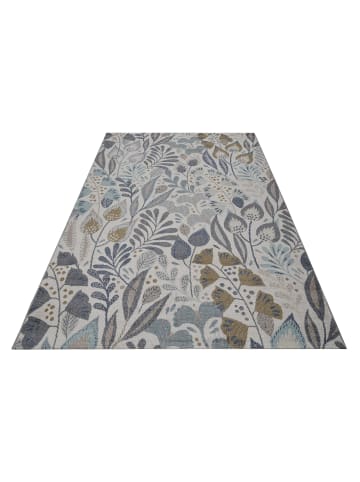 Outdoorteppich "Lilly" in Blau Beige