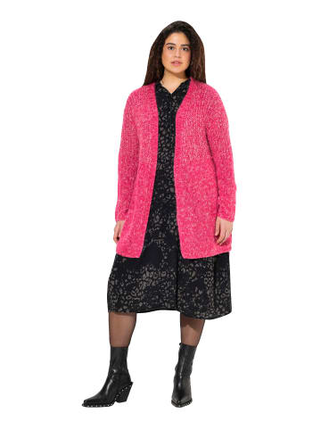Strickjacke in rot pink